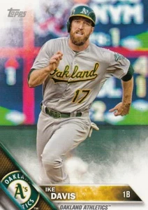 Lot of (10) 2016 Topps Mini IKE DAVIS Card LOT SP/1000 #49 Athletics - Bild 1 von 1