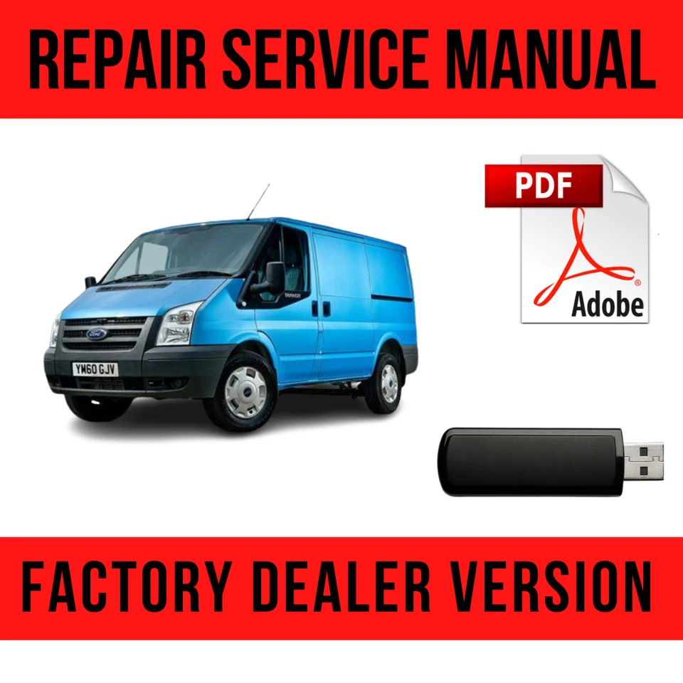 Ford Transit Custom & Tourneo 2012-2021 manual de reparación de fábrica USB Foto 1 de 1