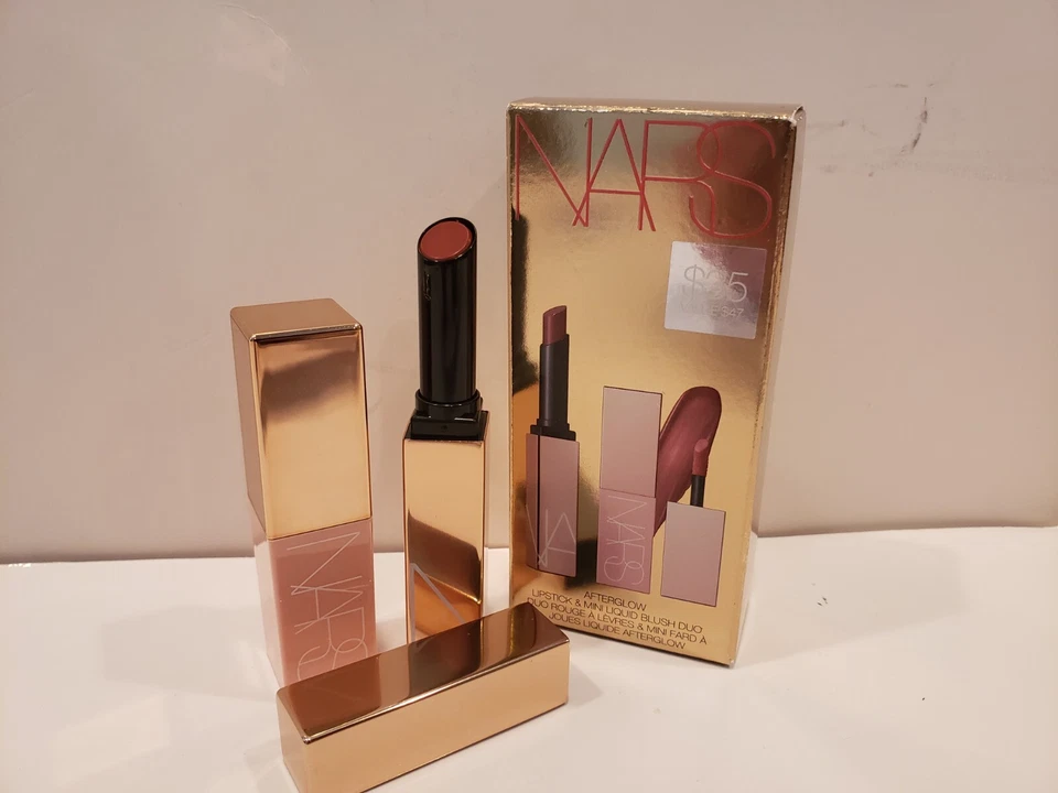 Nars - Lápiz labial Afterglow y mini rubor líquido dúo - Aragón - Nuevo en caja Foto 1 de 1