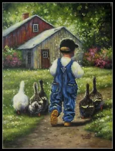 Children's Poultry 4 - Counted Cross Stitch Patterns - Color & BW Symbols - Picture 1 of 2