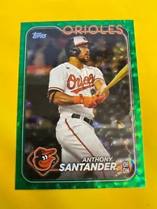 64925 2024 Topps Green Foil #648 Anthony Santander ORIOLES #481/499 - Picture 1 of 3