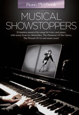 MUSICAL SHOWSTOPPERS PIANO PLAYBOOK - 35 HITS for VOICE + PIANO -  WISE - GC - Image 1 of 2