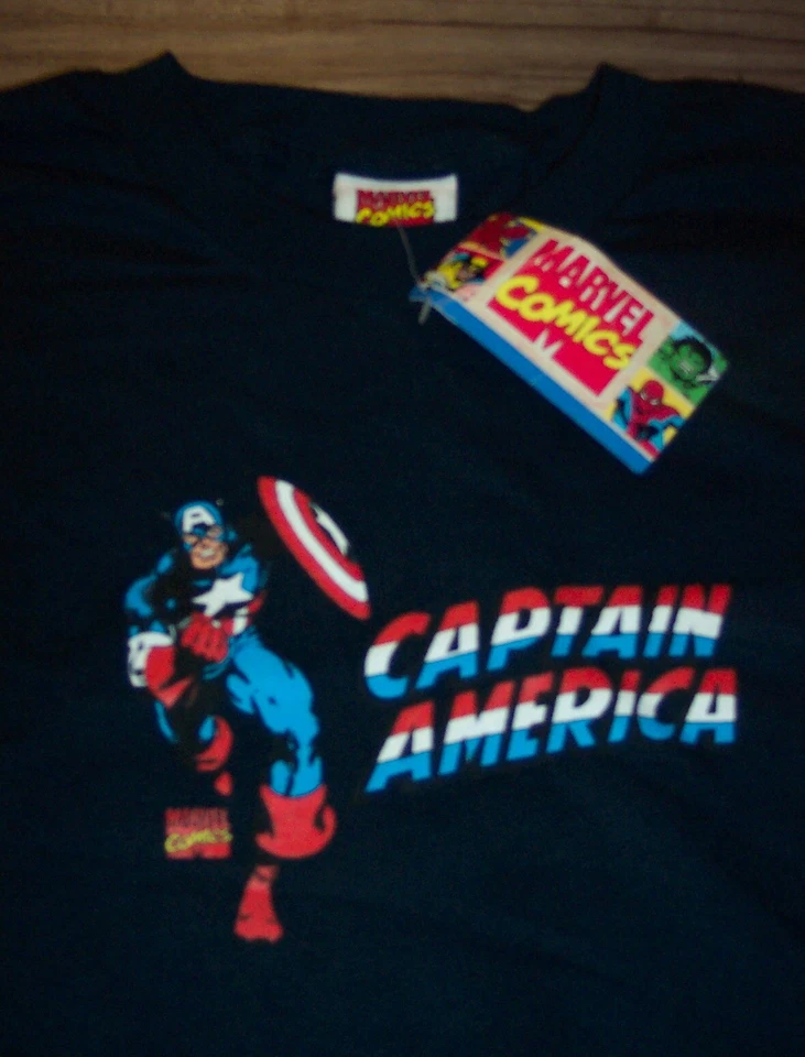 Camiseta CLÁSICA CAPITÁN AMÉRICA Marvel Comics JUVENTUD XL NUEVA Los Vengadores Foto 1 de 4
