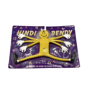 Hindi Bendy Vintage Toy Accoutrements For Fun Rubber Hindu Original Package 1999 - Picture 1 of 3