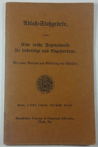 Clyde Missouri GERMAN Benedictine Convent Perpetual Adoration Christian Booklet - Picture 1 of 6