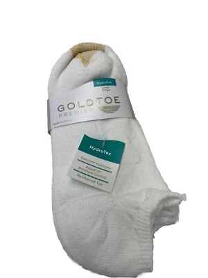 Calcetines blancos punta dorada para mujer 3 pares nuevos Foto 1 de 4