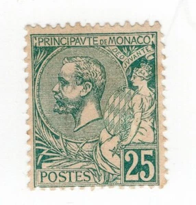 MONACO, SC # 16,M NO GUM, A VERY LITTLE THINNED, ANYWAY EXCELLENT STAMP - Picture 1 of 1
