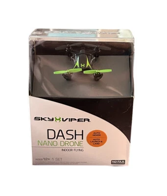 Sky Viper DASH Nano Drone Indoor Flying Auto Hover / Launch & Land - NIB - Image 1 of 3