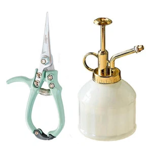 Botanical Garden Essentials Glass Mister & Pruning Rose🌹Shears FREE SHIPPING! - Picture 1 of 8