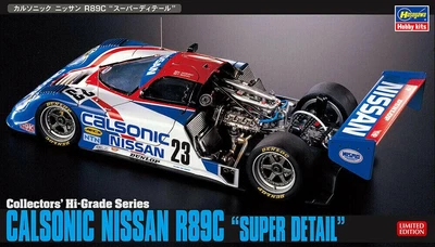 Hasegawa 51045 Calsonic Nissan R89C " Super Detail" Kit Montaggio 1/24 - Immagine 1 di 4