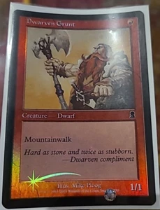 MTG Magic the Gathering FOIL - DWARVEN GRUNT - Odyssey NM - Picture 1 of 1