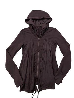 Chaqueta con Capucha Túnica Prairie Underground Cremallera Capa Púrpura Cortina Orgánica S/M Foto 1 de 4