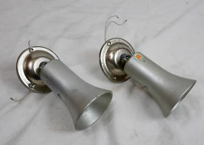 2 Spots ronds Appliques LITA  Vintage 1960 / 1970 aluminium - Photo 1/4