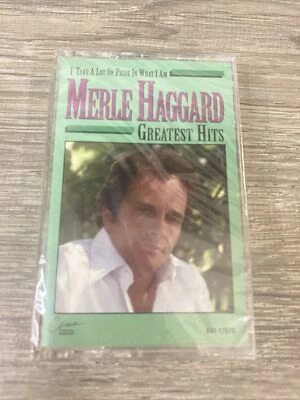 Merle Haggard Greatest Hits Cassette I Take A Lot Of Pride In What I Am SEALED - Image 1 of 4