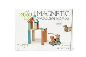 tegu magnetische Bausteine 42 Teile schadstoffarm farbecht pflegeleicht SUNSET - Bild 1 von 5