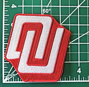 Oklahoma Sooners 3.5" Iron On Embroidered Patch ~Free Tracking~!! - Picture 1 of 1