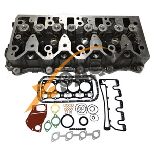  Complete Cylinder Head+Full Gasket Kit For Isuzu 4LE1 Engine Hitachi EX50U - Picture 1 of 8