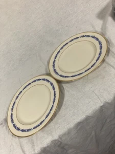 Vintage Franciscan Arcadia Blue Bread & Butter Plates, 6 3/8” Wide, Set Of 2 - Picture 1 of 3