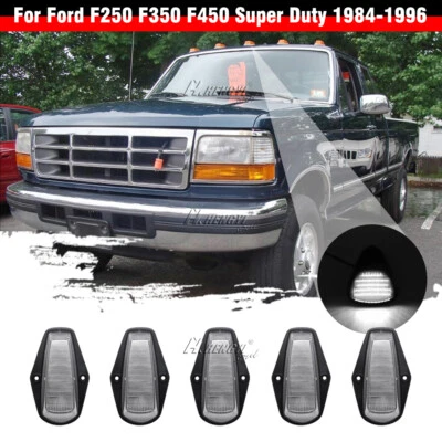 Cab Marker Roof Running White LED Light Clear For Ford F150 F250 F350 Plug&Play - Image 1 of 4