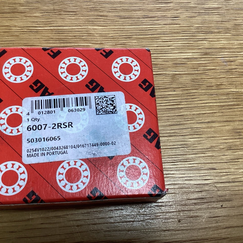 Fag 6007-2Rsr Super Pop Deep Groove Ball Bearing