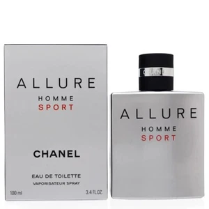 Allure Homme Sport 100ml 3.4oz Men's Eau de Toilette Spray Perfume - Picture 1 of 2