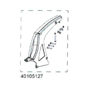Thule Cycle Bicycle Bike Chinook 1 Or 2 R/H Fender Grey - Picture 1 of 1