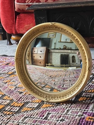 Vintage Atsonea Round 12" Convex Mirror 1930's,40's - Image 1 of 4