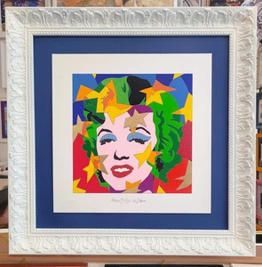 Ugo Nespolo Serigrafia Sorride Norma Jeane - Picture 1 of 3