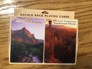 VINTAGE 2 DECKS ZION & BRYCE CANON PARKS SPIELKARTEN IN OVP - Bild 1 von 6