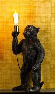 monkey lamp Bold Elegant Decor Standing 55cm Tall black INDOOR Fun RRP £199 - Picture 1 of 13