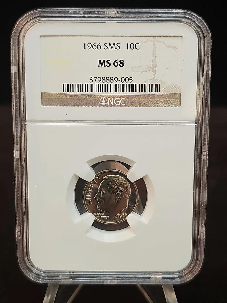 NGC 1966 Grade MS 68 Roosevelt Dimes (1946-Now) for sale | eBay