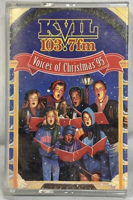 KVIL RADIO VOICES OF CHRISTMAS 1995 DALLAS 103.7 FM PROMO EXC Cassette - Image 1 of 4