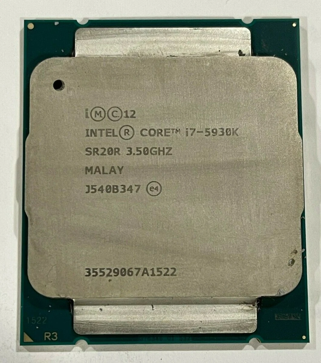 Intel Core i7-5930K Processor Model Computer Processors (CPUs) for