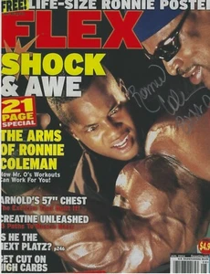 RONNIE COLEMAN Pro Bodybuilding Mr. Olympia Bodybuilder Signed 8.5 x 11 Photo - Picture 1 of 1