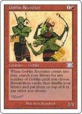 Goblin Recruiter  6th edition MtG NM