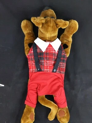 East Side Collection SMALL Dog Tartan Plaid & Velvet Dress Christmas  - Image 1 of 3