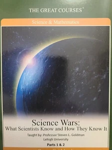 Great Courses Science Wars What Scientists Know 4 DVD Set Guidebook Transcripts - Picture 1 of 5