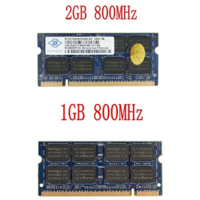 2GB & 1GB PC2-6400S DDR2 800MHz 1.8V SODIMM Notebook Memory RAM For NANYA LOT UK - Image 1 of 4