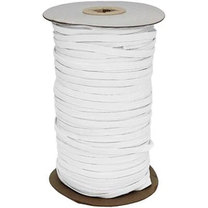 50m x 5mm Gummiband Weiss Gummilitze Kochfest z.B. für Masken Mundschutz - Picture 1 of 1