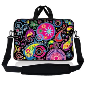 15.6" Laptop Sleeve Bag Case w Shoulder Strap HP Dell Asus Acer Art Design S62 - Picture 1 of 2