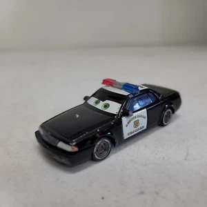 Disney Cars Toon Rescue Squad Trooper Police Car 1/55 Diecast loose - Picture 1 of 4