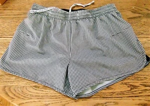 Jadelynn Brooke Women’s Checkered Shorts Medium M Black White - Picture 1 of 4