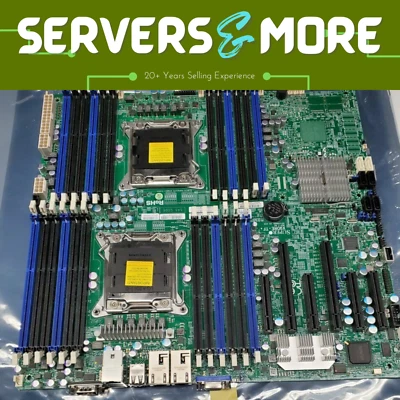 Placa madre de servidor Supermicro X9DRE-TF+ Dual Xeon LGA2011 2x 10 GbE EE-ATX v1/v2 Foto 1 de 3