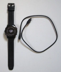 Garmin Fenix 7 Pro Solar GPS Watch - Slate Gray/Black band - Picture 1 of 13