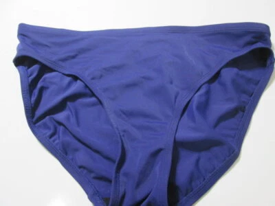 Parte inferior de bikini Sonoma para mujer talla 10 azul marino hipster ropa de playa traje de baño Foto 1 de 4