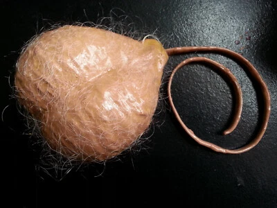 Bad Grandpa Old Man Fake Latex Hairy Testicles Balls Scrotum Nuts Ball Sac Sack - Image 1 of 4