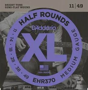 D'Addario EHR370 XL Half Round electric guitar strings, Medium - Picture 1 of 4