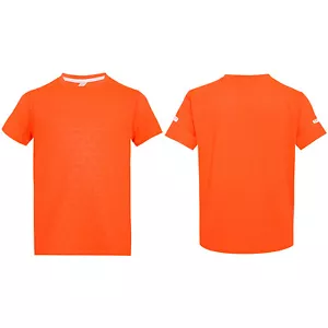 Kids Boys Jersey Sports T-shirt Fashion Top Round Neck Tops Running Tee Shirts - Picture 1 of 58