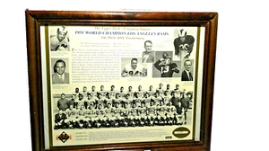 Los Angeles Rams Poster Upper Deck Salutes 1951 World Champions Edition - Picture 1 of 8