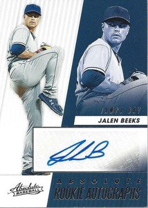 2019 Absolute Rookie Autographs #25 Jalen Beeks Auto - NM-MT
